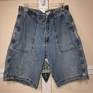#1832 Lucky Brand 1990 inspired acid washed lucky brand shorts